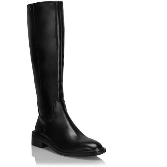 Calvin Klein Women's Botina Almond Toe Casual Tall Riding Boots, Black Size 8M - Picture 2 of 5